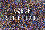 Czech Glass Round Seed Beads